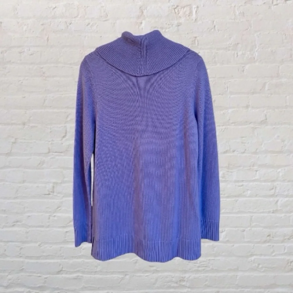 CROFT & BARROW, WOMENS, COWL NECK TUNIC IN LILAC COLOR. SIZE S